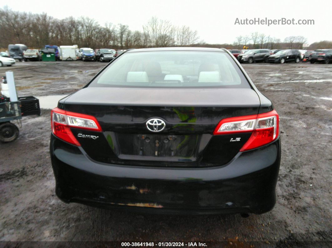 2012 Toyota Camry Le Black vin: 4T4BF1FK9CR187453