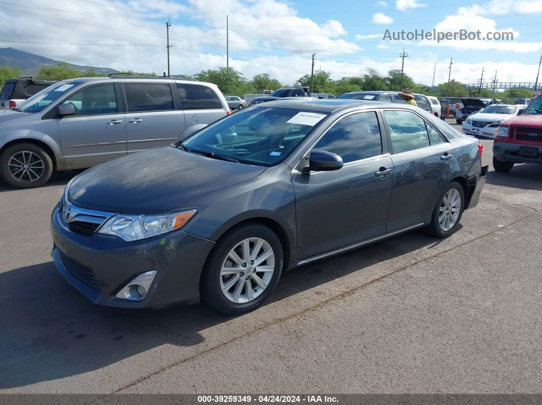 2012 Toyota Camry Xle Gray vin: 4T4BF1FK9CR190708