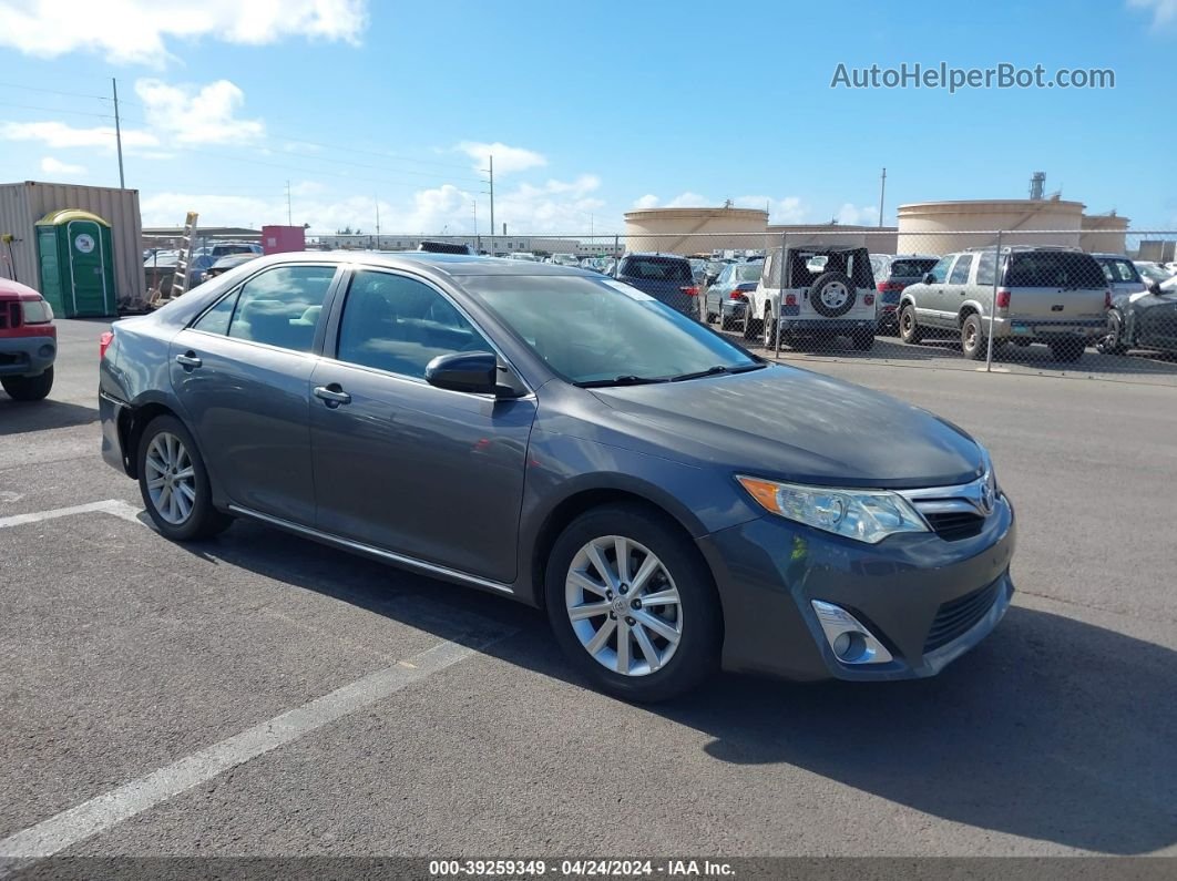 2012 Toyota Camry Xle Gray vin: 4T4BF1FK9CR190708