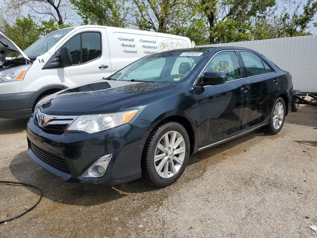 2012 Toyota Camry Base Black vin: 4T4BF1FK9CR239194