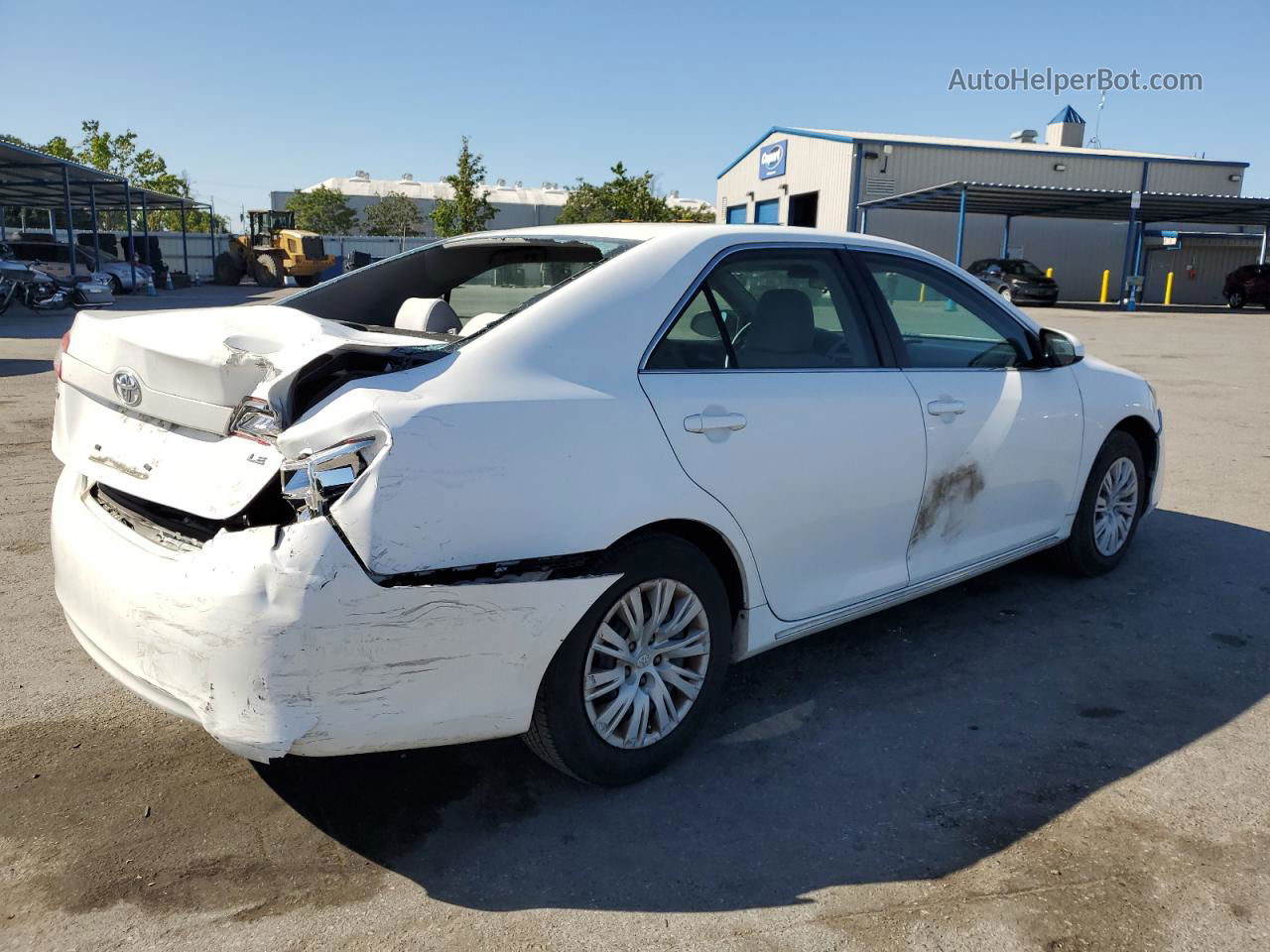 2012 Toyota Camry Base White vin: 4T4BF1FK9CR258263