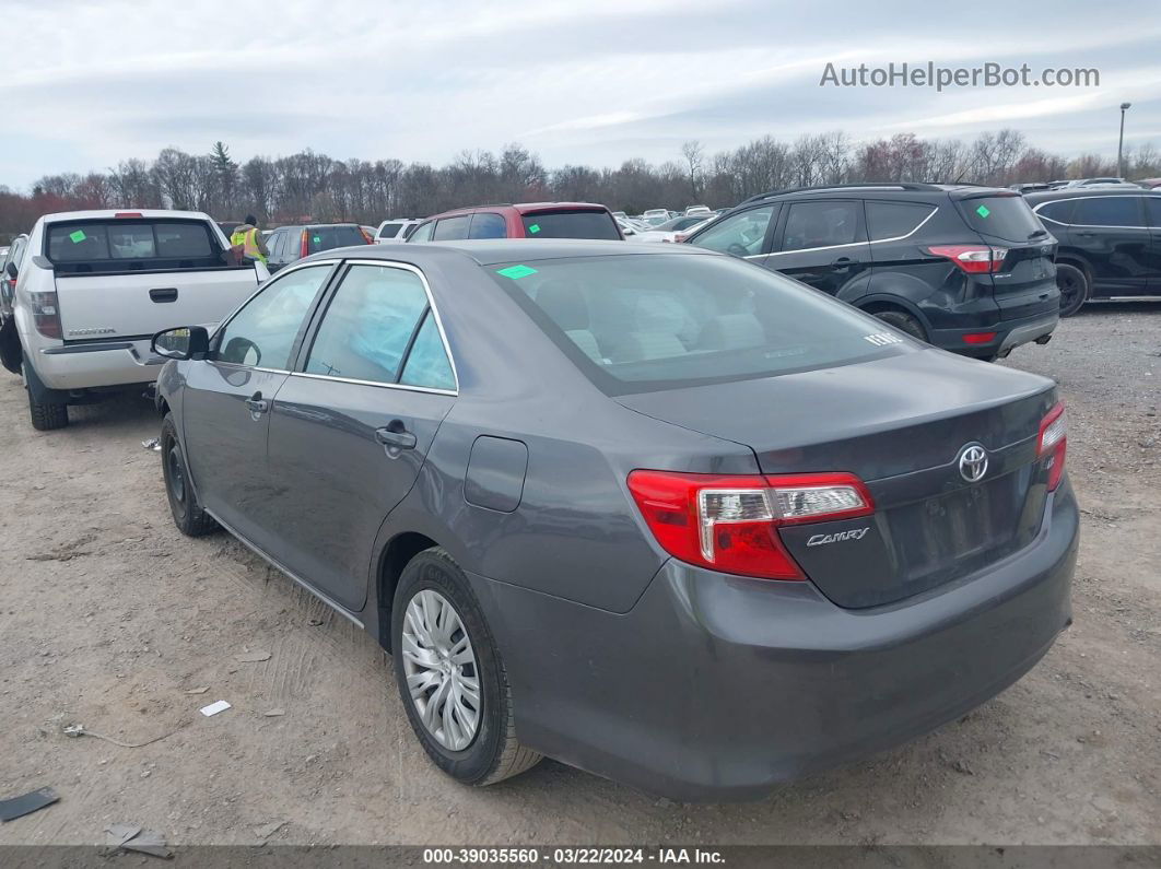 2014 Toyota Camry Le Gray vin: 4T4BF1FK9ER362755