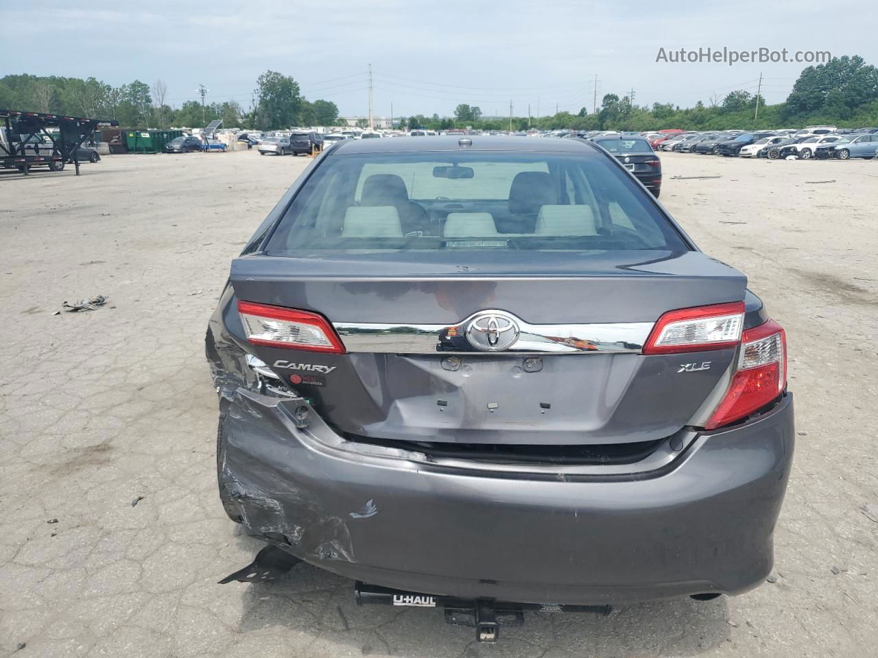 2014 Toyota Camry L Charcoal vin: 4T4BF1FK9ER386408