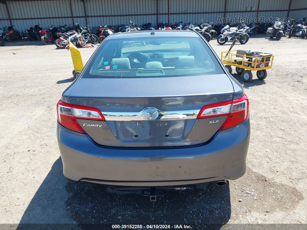 2014 Toyota Camry Xle Gray vin: 4T4BF1FK9ER439656