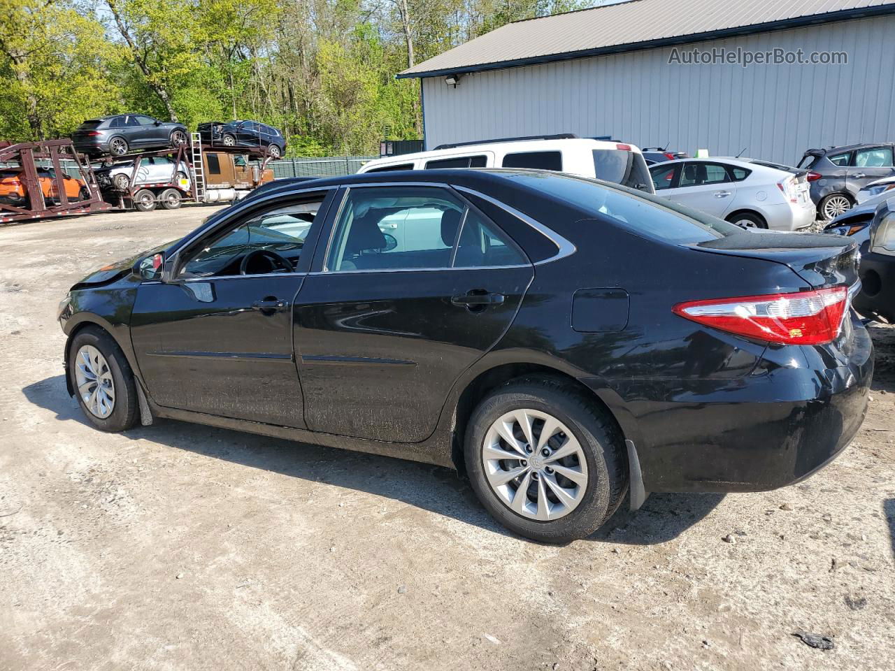 2016 Toyota Camry Le Black vin: 4T4BF1FK9GR530705