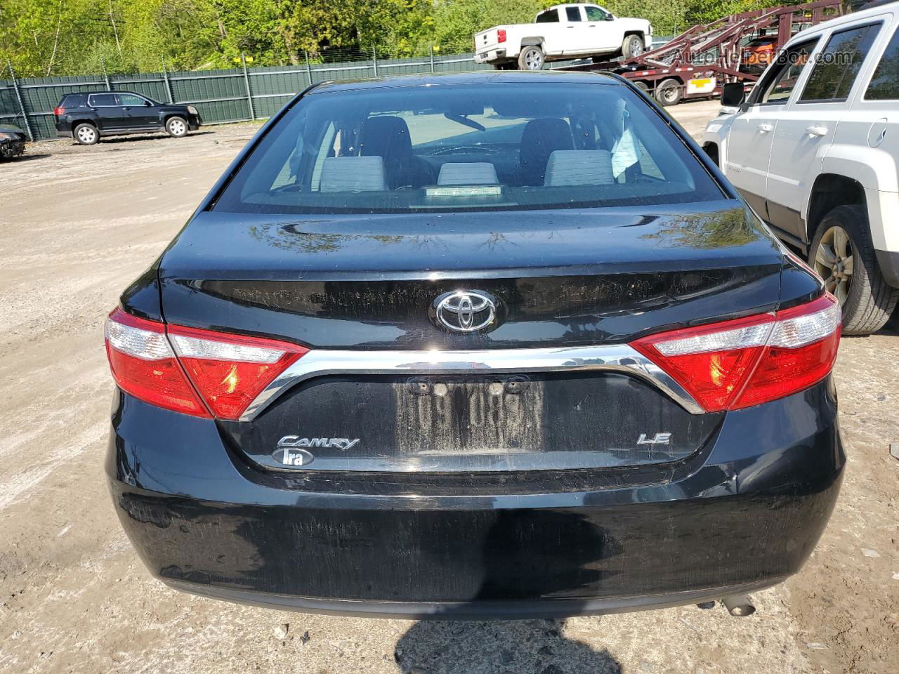 2016 Toyota Camry Le Black vin: 4T4BF1FK9GR530705