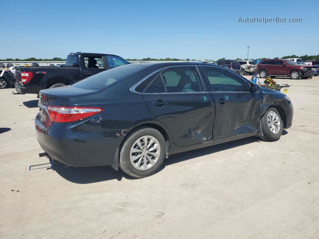 2016 Toyota Camry Le Green vin: 4T4BF1FK9GR533166