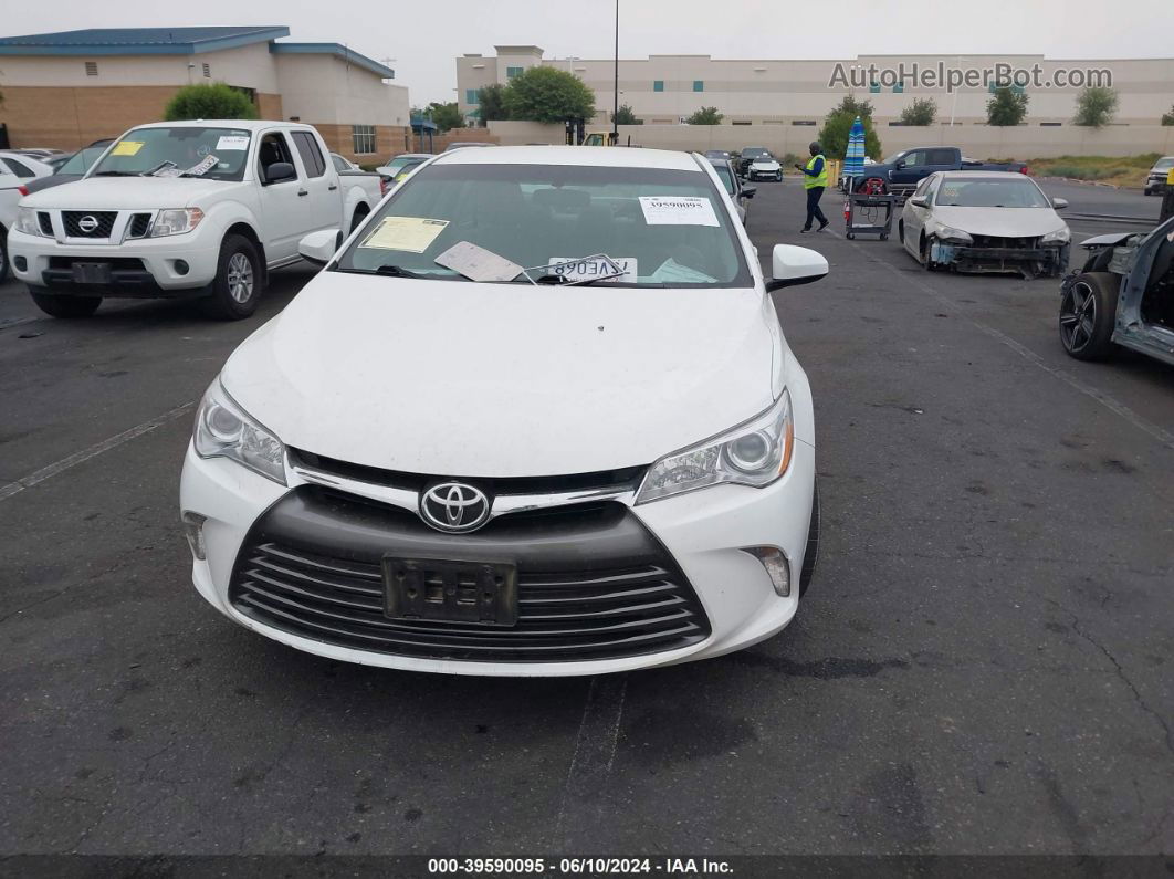 2016 Toyota Camry Le White vin: 4T4BF1FK9GR565440