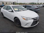 2016 Toyota Camry Le White vin: 4T4BF1FK9GR565440