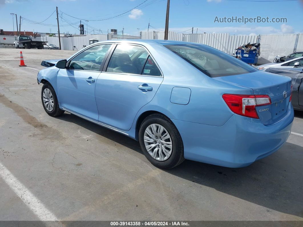 2012 Toyota Camry Le Blue vin: 4T4BF1FKXCR204356