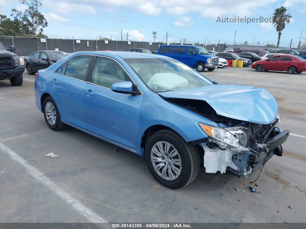 2012 Toyota Camry Le Blue vin: 4T4BF1FKXCR204356