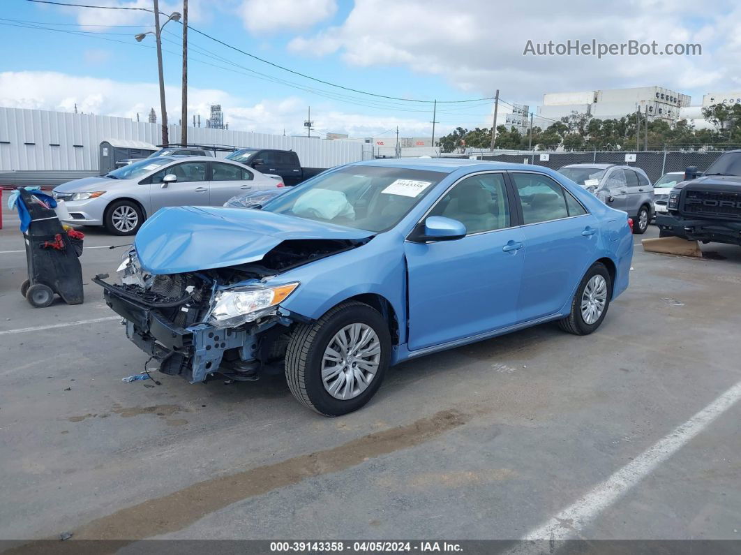 2012 Toyota Camry Le Blue vin: 4T4BF1FKXCR204356