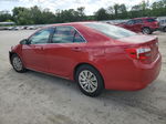 2012 Toyota Camry Base Red vin: 4T4BF1FKXCR217057