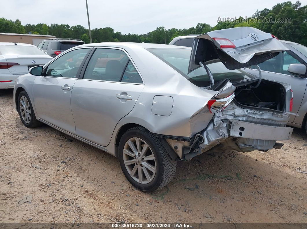 2012 Toyota Camry Xle Silver vin: 4T4BF1FKXCR226213