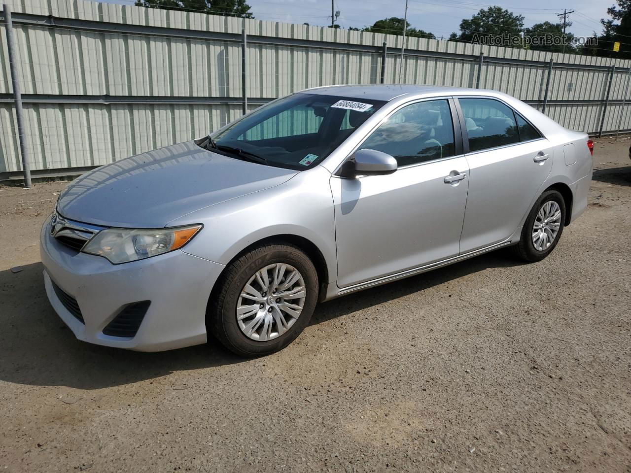 2012 Toyota Camry Base Silver vin: 4T4BF1FKXCR242864