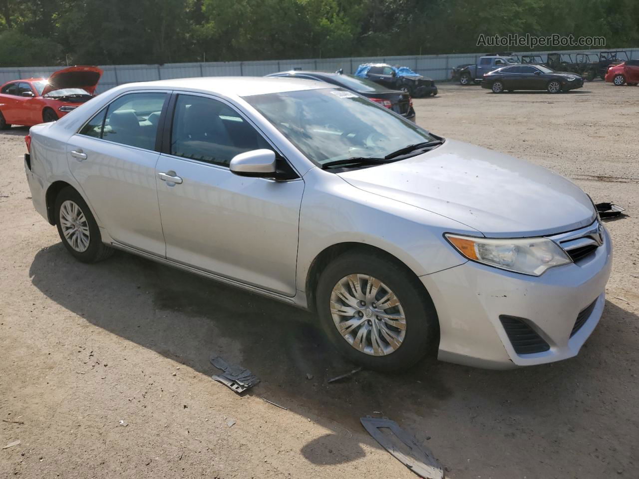 2012 Toyota Camry Base Silver vin: 4T4BF1FKXCR242864