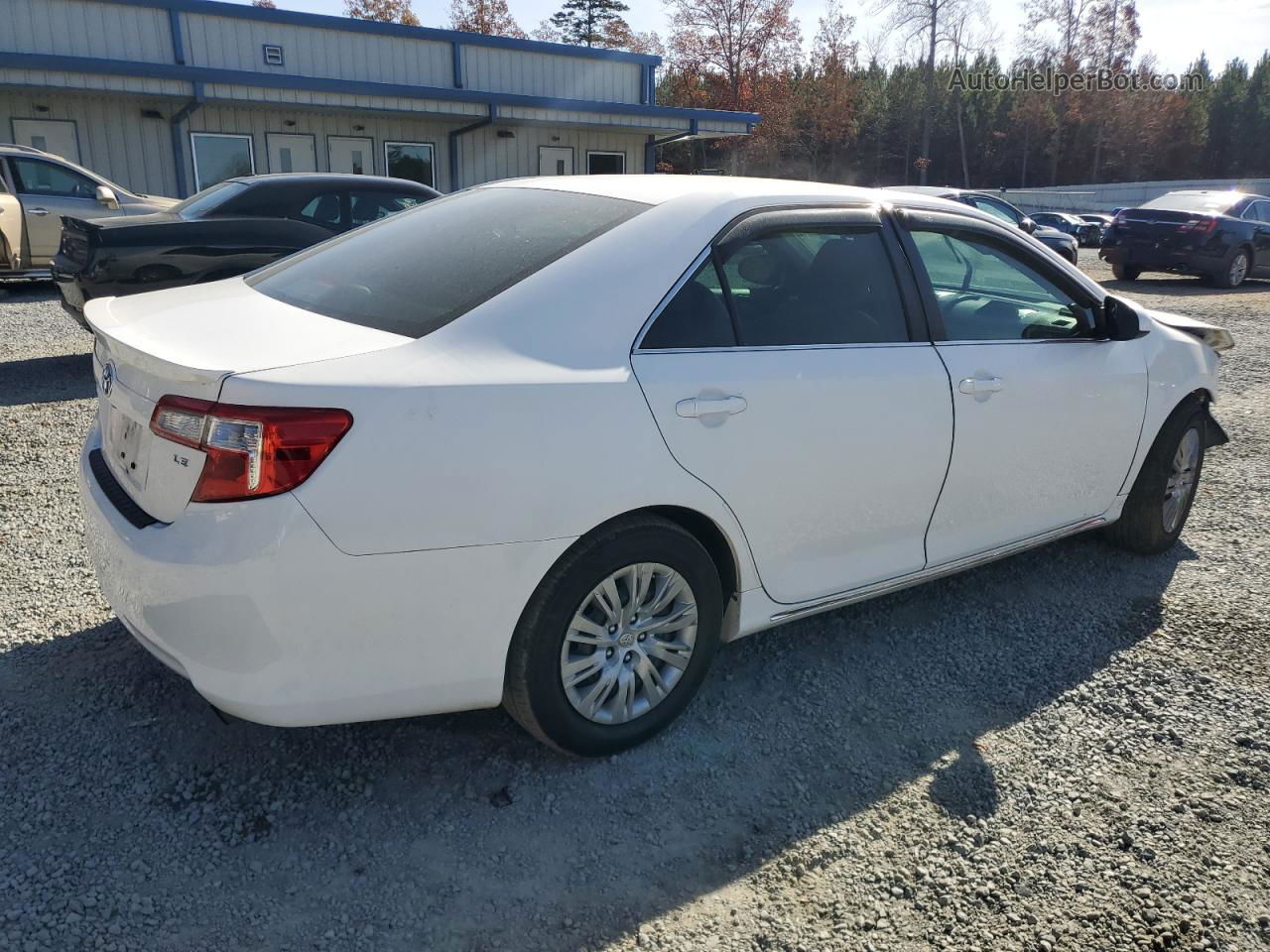 2012 Toyota Camry Base White vin: 4T4BF1FKXCR244100