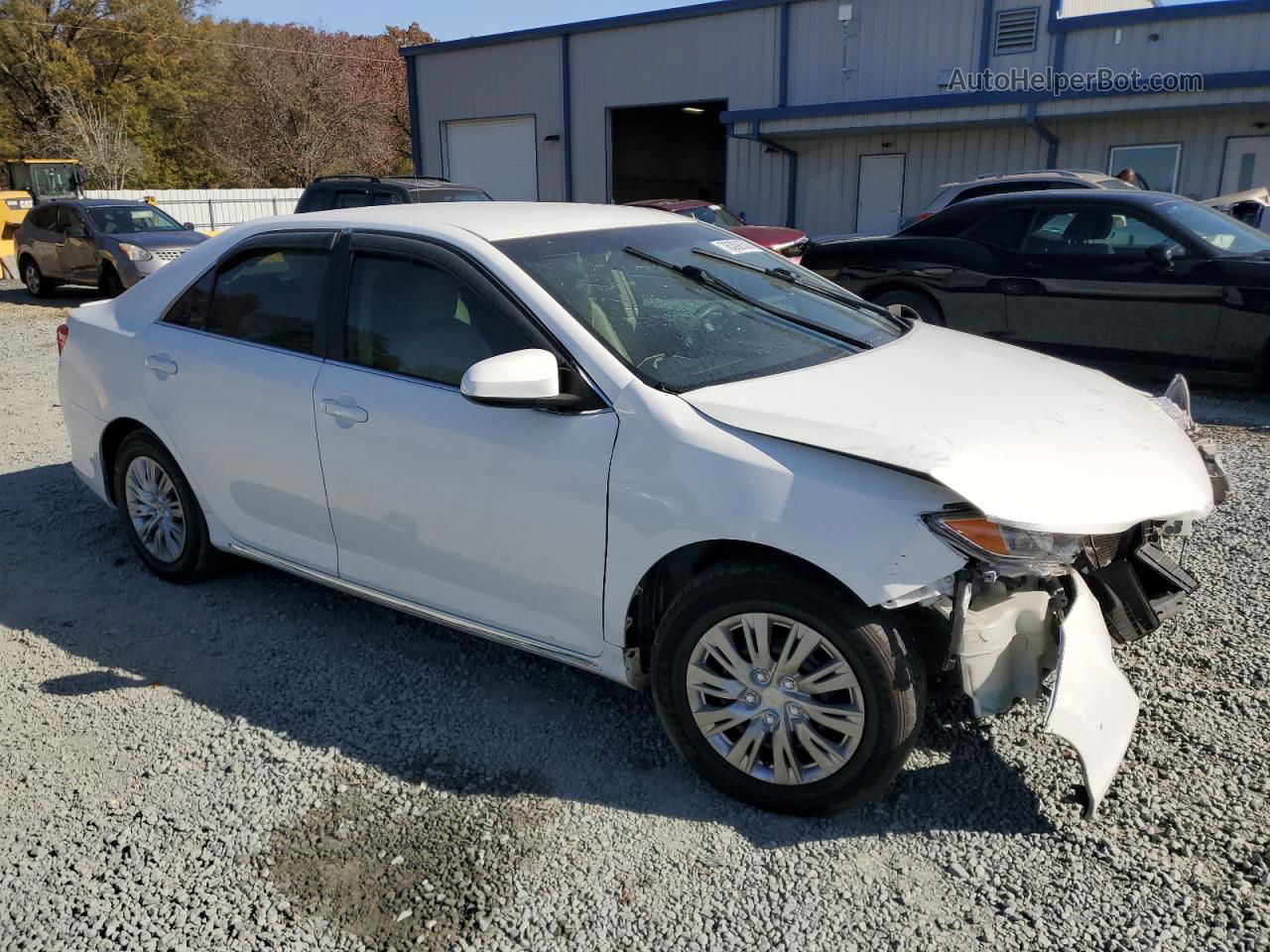 2012 Toyota Camry Base White vin: 4T4BF1FKXCR244100