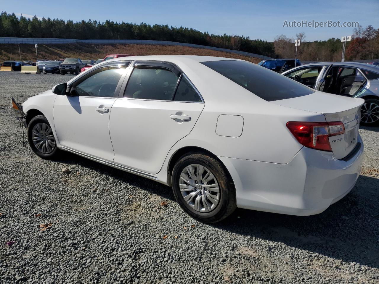 2012 Toyota Camry Base White vin: 4T4BF1FKXCR244100