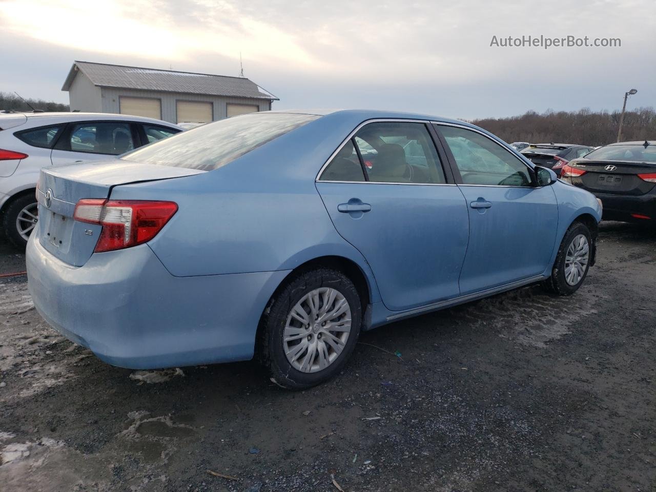 2012 Toyota Camry Base Blue vin: 4T4BF1FKXCR258983