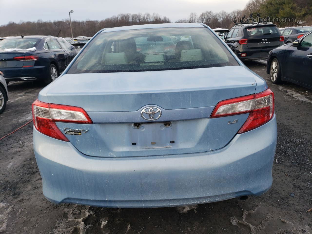 2012 Toyota Camry Base Blue vin: 4T4BF1FKXCR258983