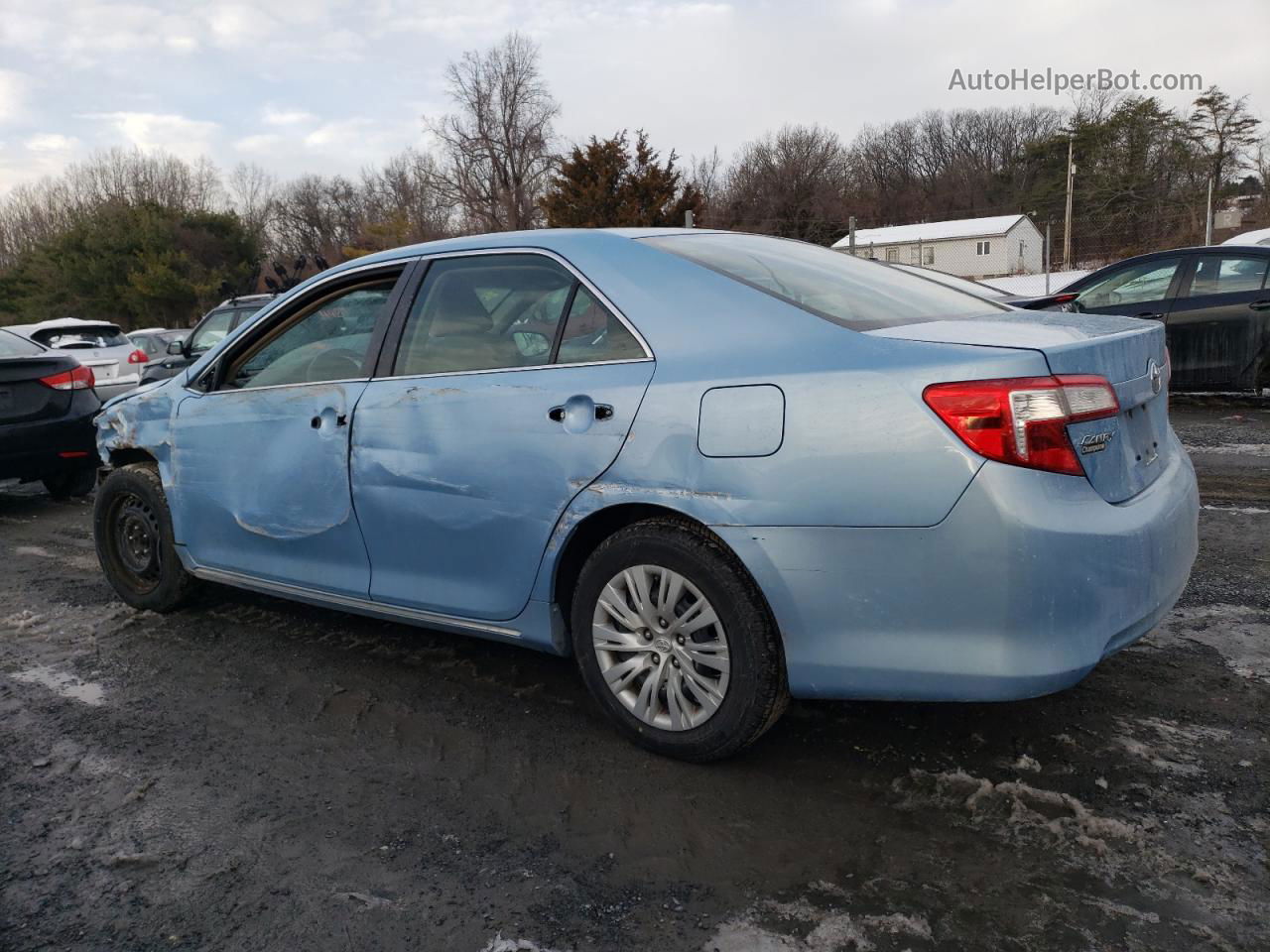 2012 Toyota Camry Base Blue vin: 4T4BF1FKXCR258983