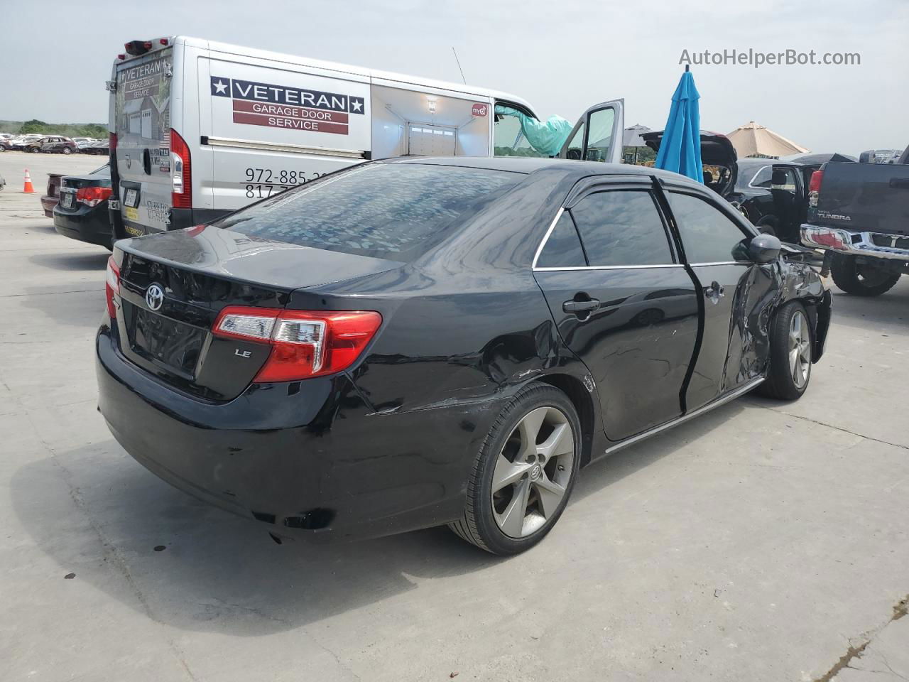 2012 Toyota Camry Base Черный vin: 4T4BF1FKXCR265500