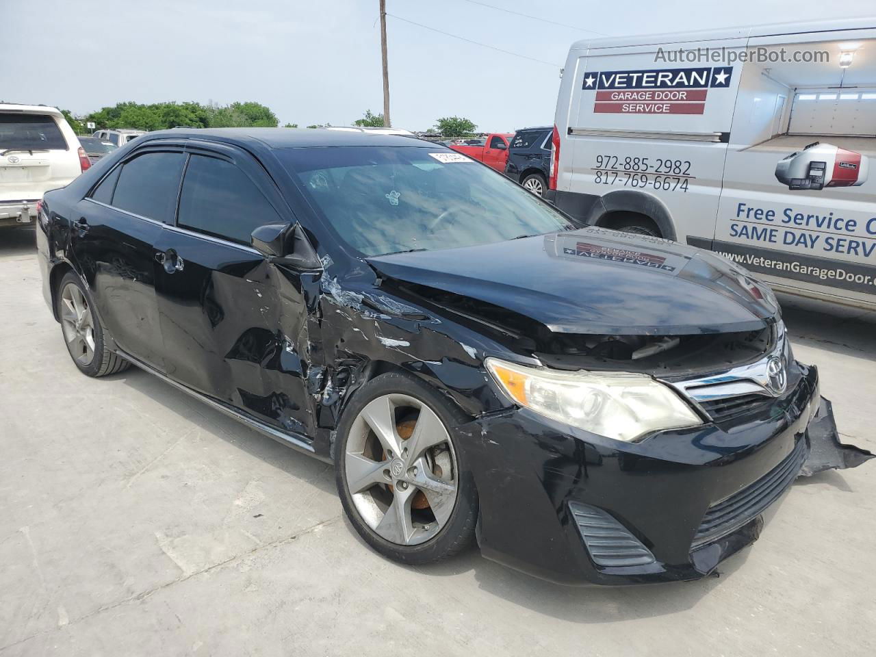 2012 Toyota Camry Base Black vin: 4T4BF1FKXCR265500