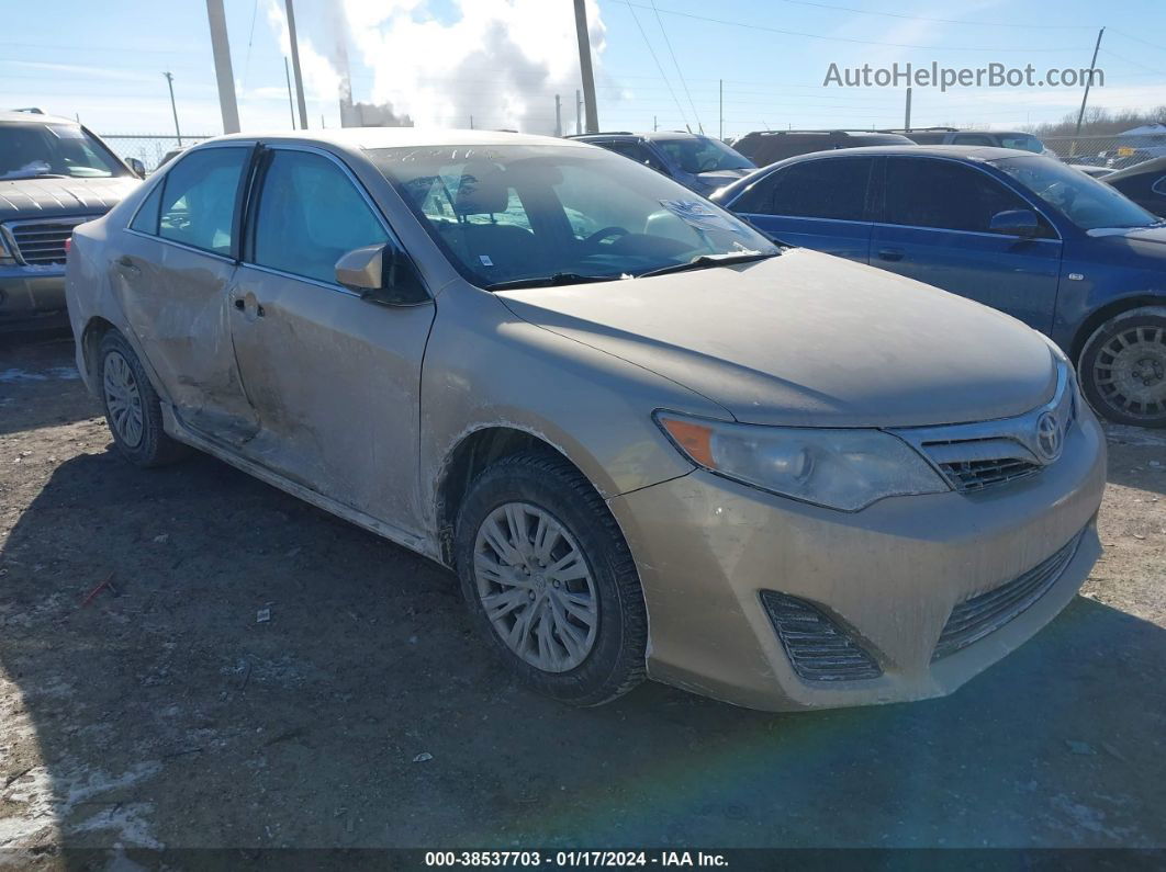 2012 Toyota Camry Le Gold vin: 4T4BF1FKXCR267912