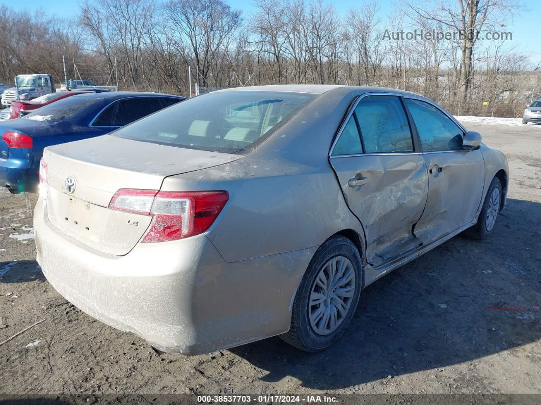 2012 Toyota Camry Le Gold vin: 4T4BF1FKXCR267912