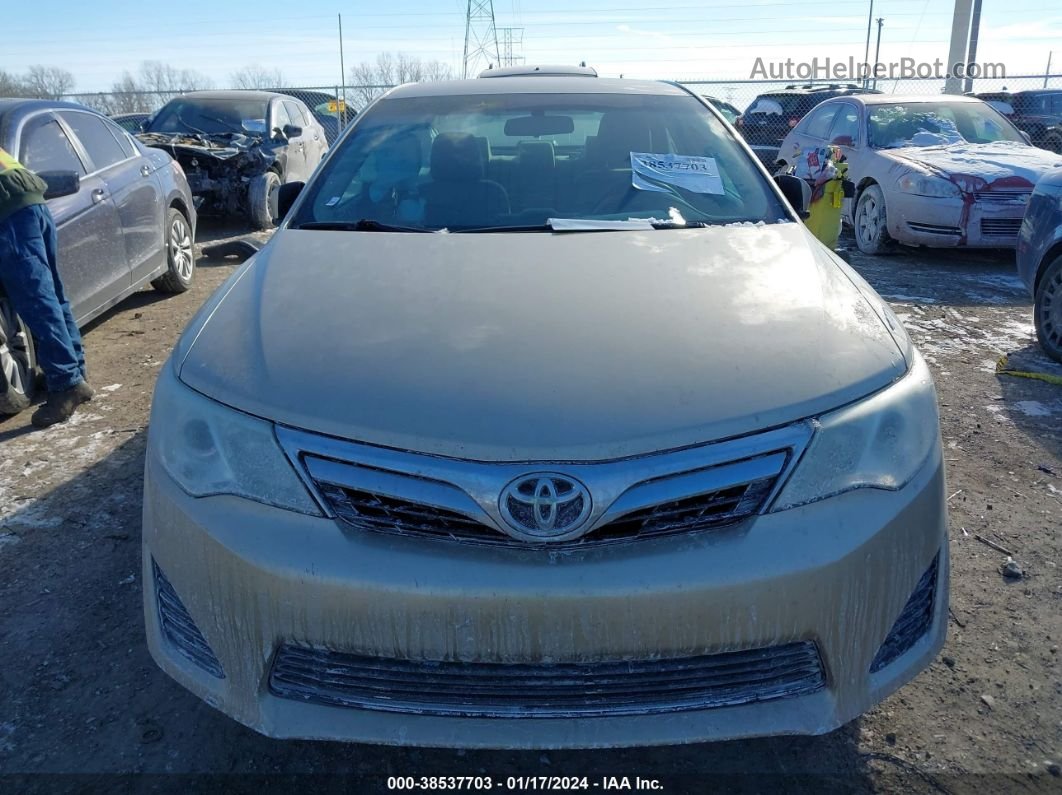2012 Toyota Camry Le Gold vin: 4T4BF1FKXCR267912
