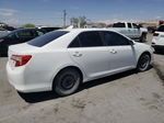 2013 Toyota Camry L White vin: 4T4BF1FKXDR297350