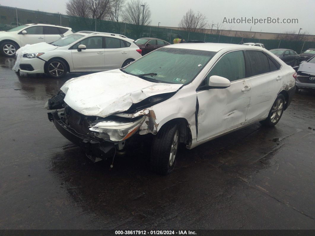 2016 Toyota Camry Le White vin: 4T4BF1FKXGR516814