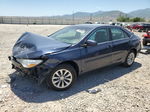 2016 Toyota Camry Le Blue vin: 4T4BF1FKXGR563518