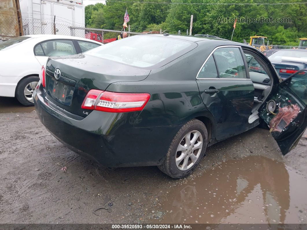 2011 Toyota Camry Le Зеленый vin: 4T4BF3EK0BR112099