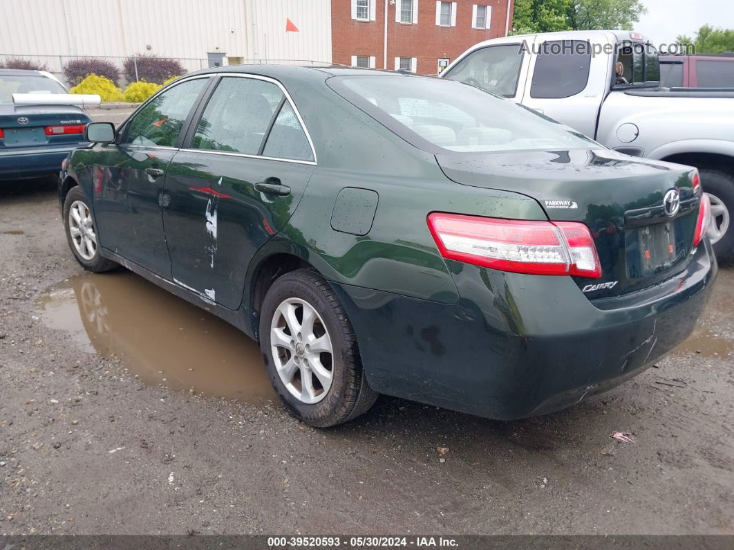 2011 Toyota Camry Le Зеленый vin: 4T4BF3EK0BR112099