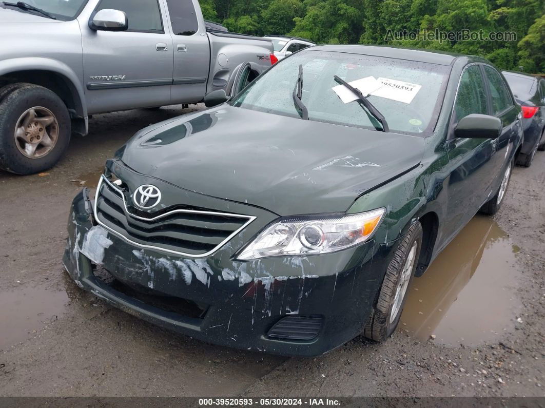 2011 Toyota Camry Le Зеленый vin: 4T4BF3EK0BR112099