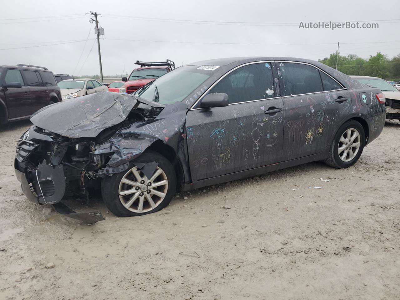 2011 Toyota Camry Base Серый vin: 4T4BF3EK0BR123250