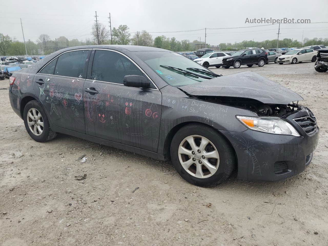 2011 Toyota Camry Base Серый vin: 4T4BF3EK0BR123250