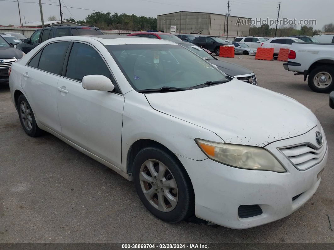 2011 Toyota Camry Le White vin: 4T4BF3EK0BR154059