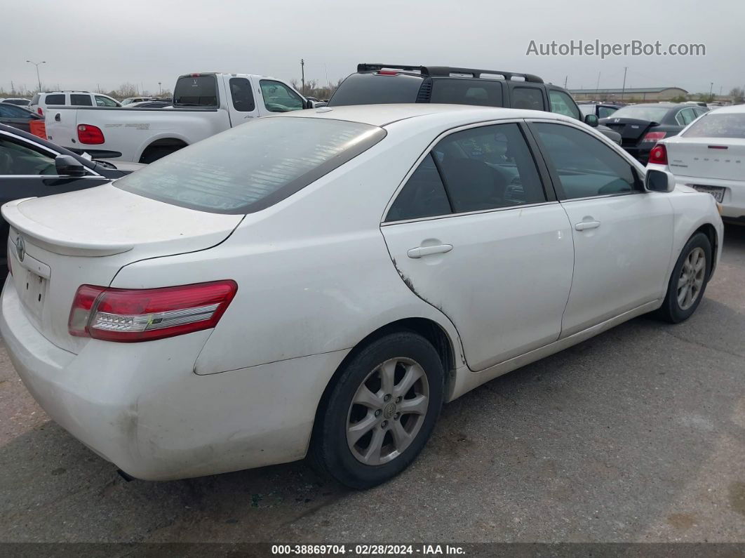 2011 Toyota Camry Le White vin: 4T4BF3EK0BR154059