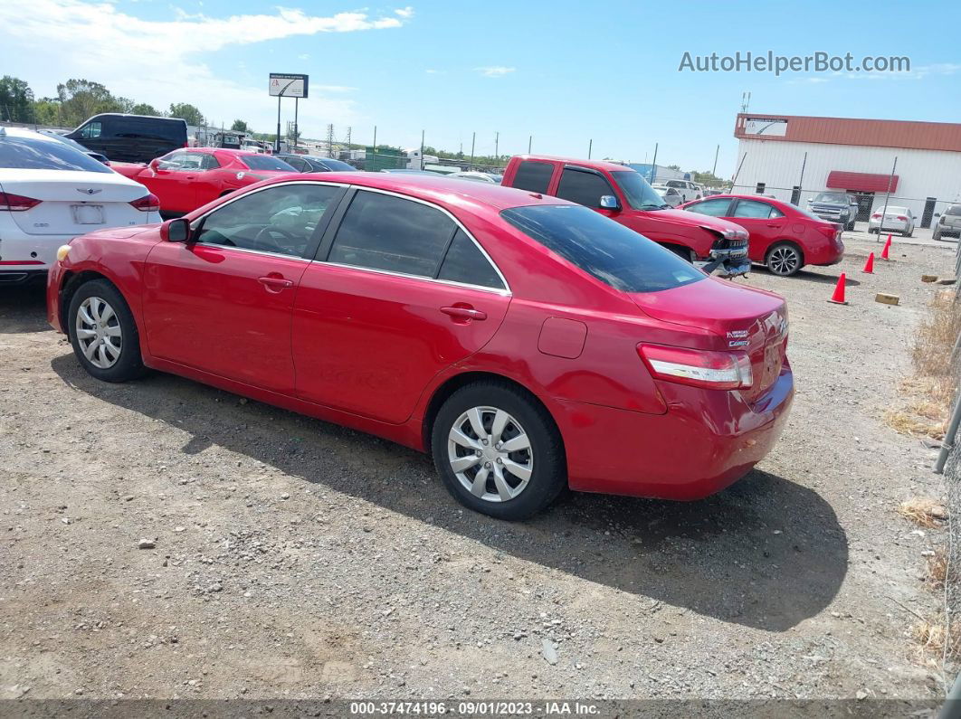 2011 Toyota Camry Le Красный vin: 4T4BF3EK0BR187921