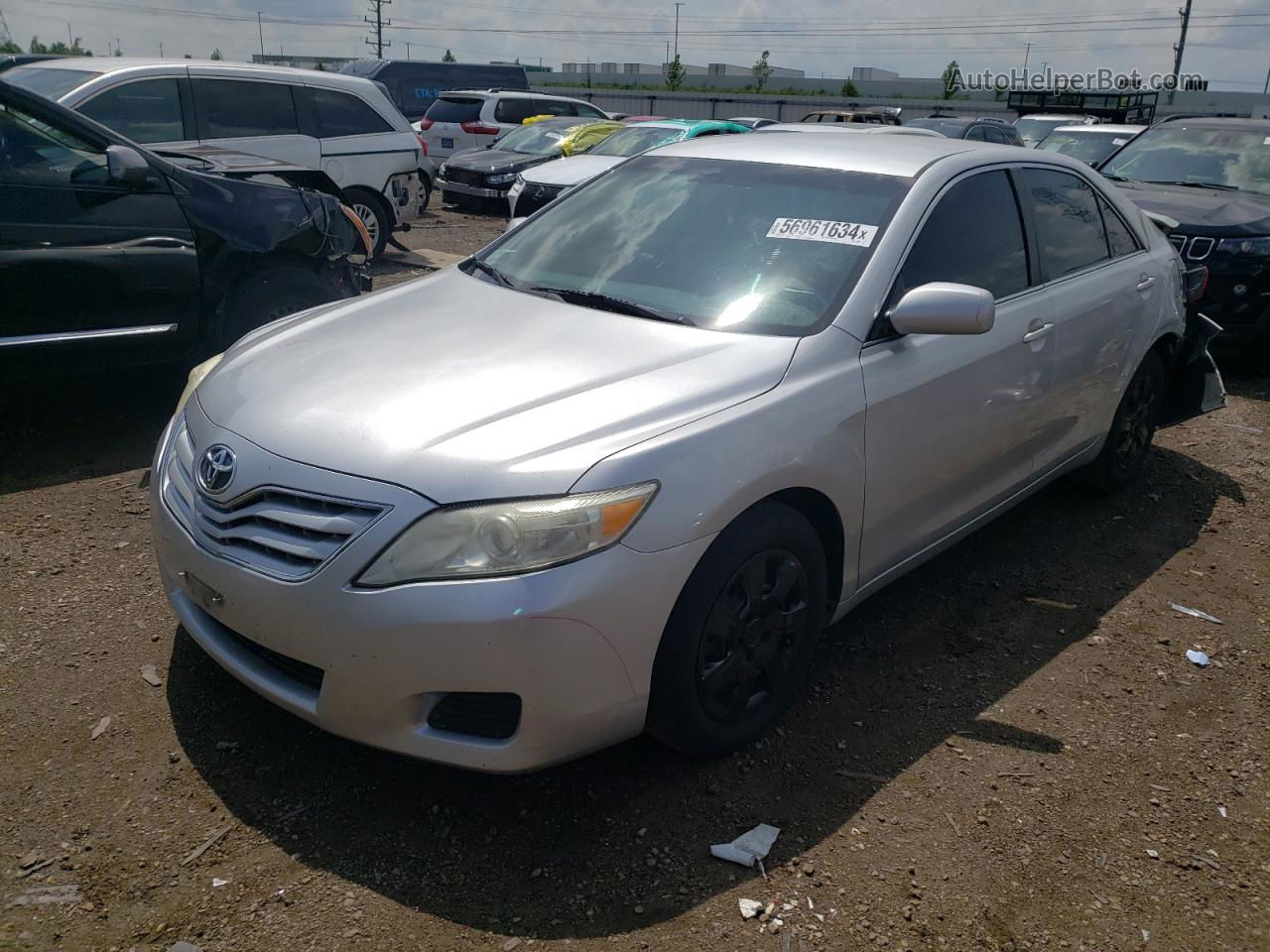 2011 Toyota Camry Base Silver vin: 4T4BF3EK0BR189202