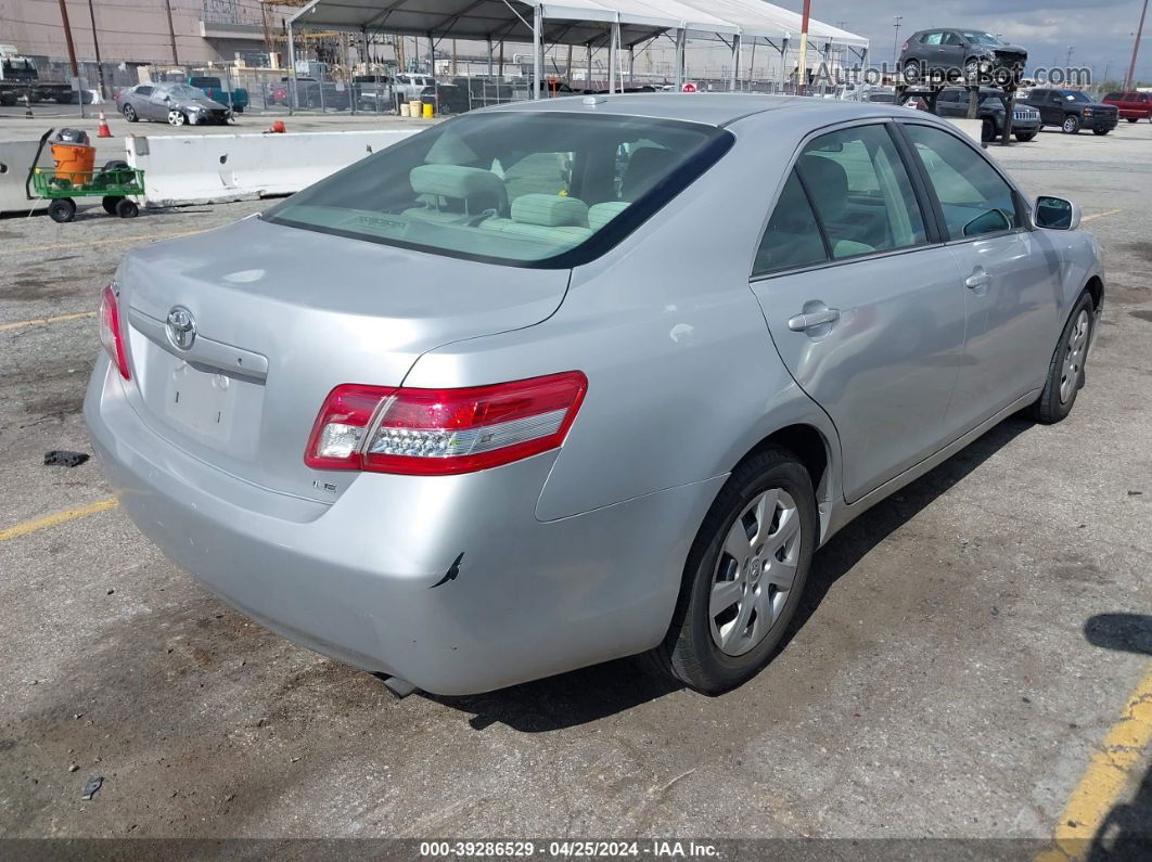 2011 Toyota Camry Le Silver vin: 4T4BF3EK1BR128828