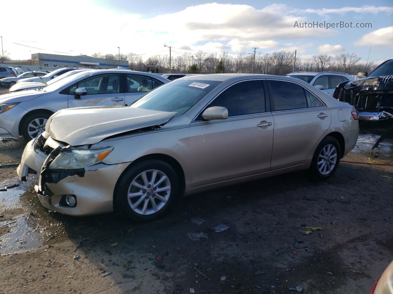 2011 Toyota Camry Base Желто-коричневый vin: 4T4BF3EK1BR157231