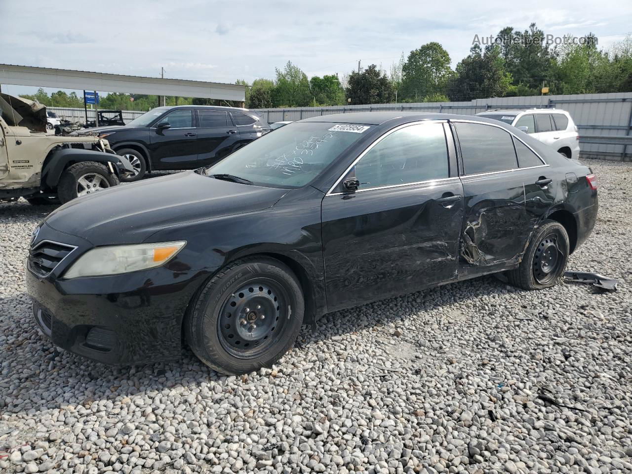 2011 Toyota Camry Base Black vin: 4T4BF3EK1BR175115