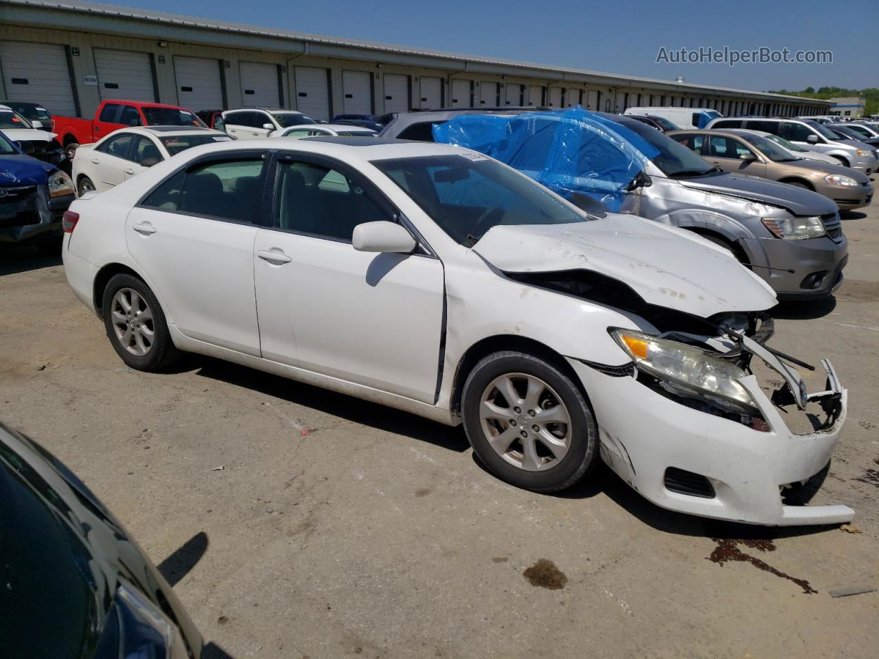 2011 Toyota Camry Base White vin: 4T4BF3EK1BR194778