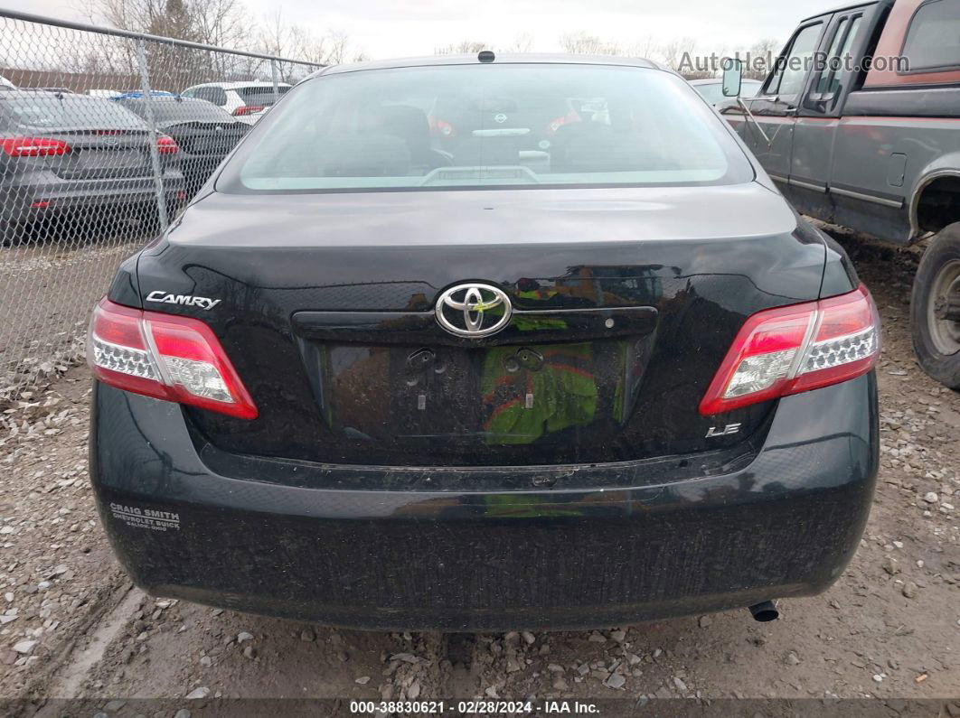 2011 Toyota Camry Le Черный vin: 4T4BF3EK2BR094642