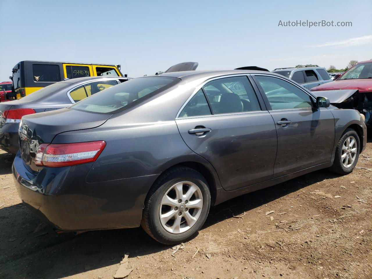 2011 Toyota Camry Base Серый vin: 4T4BF3EK2BR098738