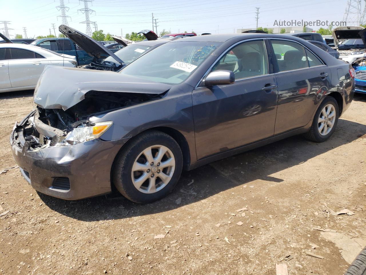 2011 Toyota Camry Base Gray vin: 4T4BF3EK2BR098738